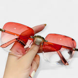 Klasika Retro Očala Brez Okvira