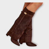 Visoke Čevlje z Elegantom Oblikovanjem