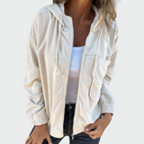 Sako z Velurjem in Črtastim Vzorem