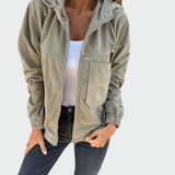 Sako z Velurjem in Črtastim Vzorem