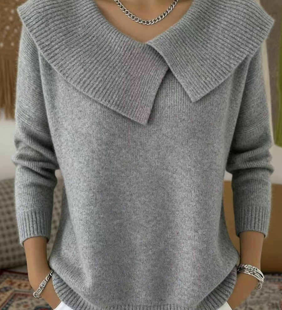 Lucia | Topel pulover z mehkim ovratnikom