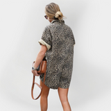 Kombinezon z leopardjim vzorom