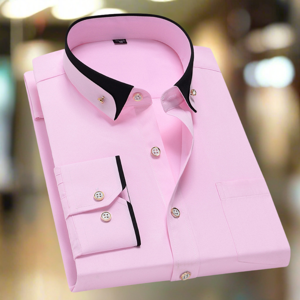 Adalbert | Klasična bombažna srajca z dolgimi rokavi