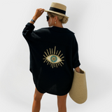 Poletna srajca z očesnim vzorcem