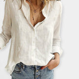 Udobna Bluza iz Linskega Materiala