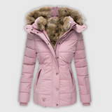 Annamarie | Čista jakna s kapuco in oprijetim krojem