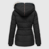 Annamarie | Čista jakna s kapuco in oprijetim krojem