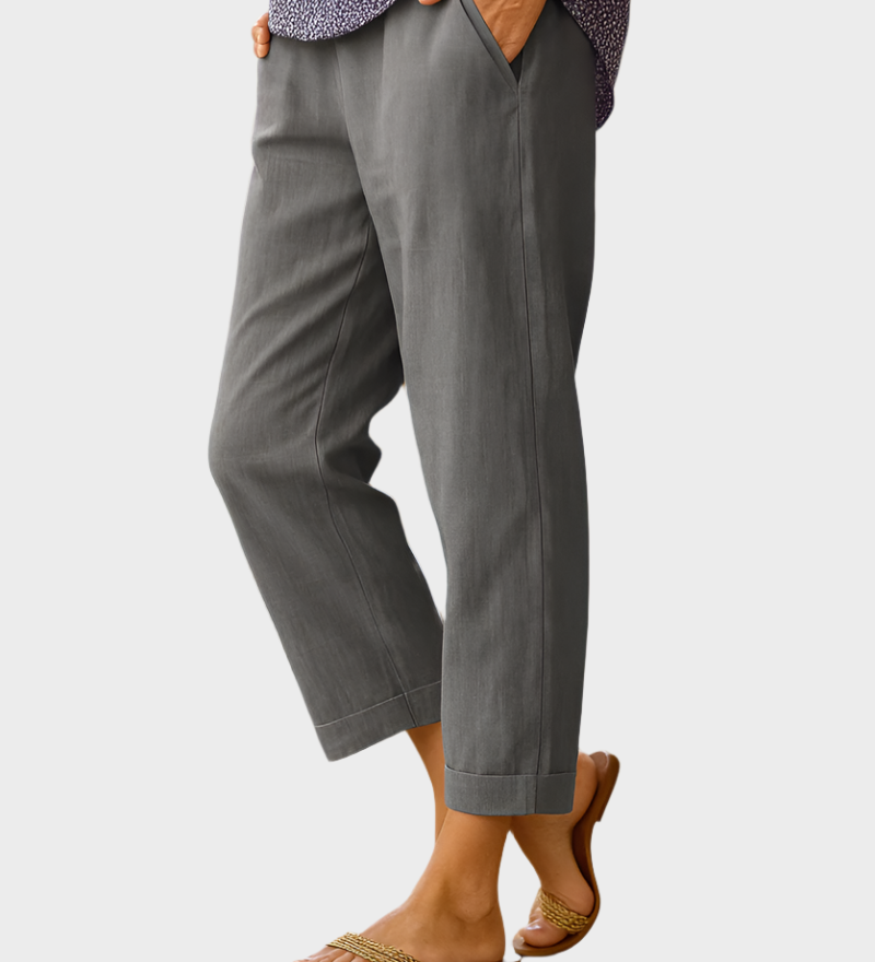 Poletne Hlače iz Lina in Bombaža