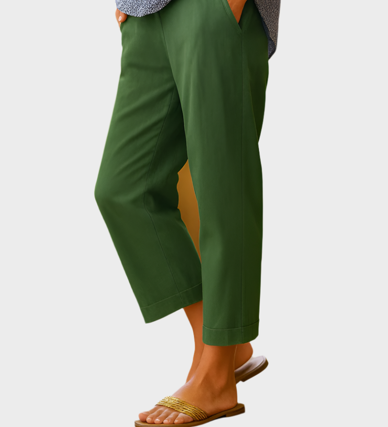 Poletne Hlače iz Lina in Bombaža