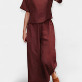 Zračen komplet hlač in kratkega majice