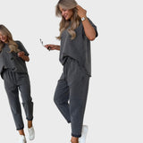 Dvoslojni bombažni komplet 2 delov