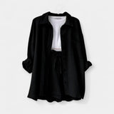 Dvo-barvni Poletni Set Top in Šort