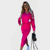 Poletni set s puloverjem in obleko za udobje in stil