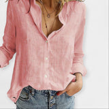 Udobna Bluza iz Linskega Materiala