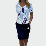 Komplet s Topom in Elegantno Krilo