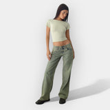 Nizkokalčni Jeans Hlače