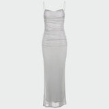 Aouri | Drapirano obleko iz tila