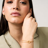 Zlata Teniska Zapestnica v Škatli