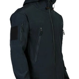 Moška taktična vojaška jakna z kapuco