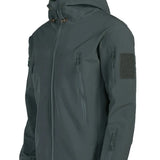 Moška taktična vojaška jakna z kapuco