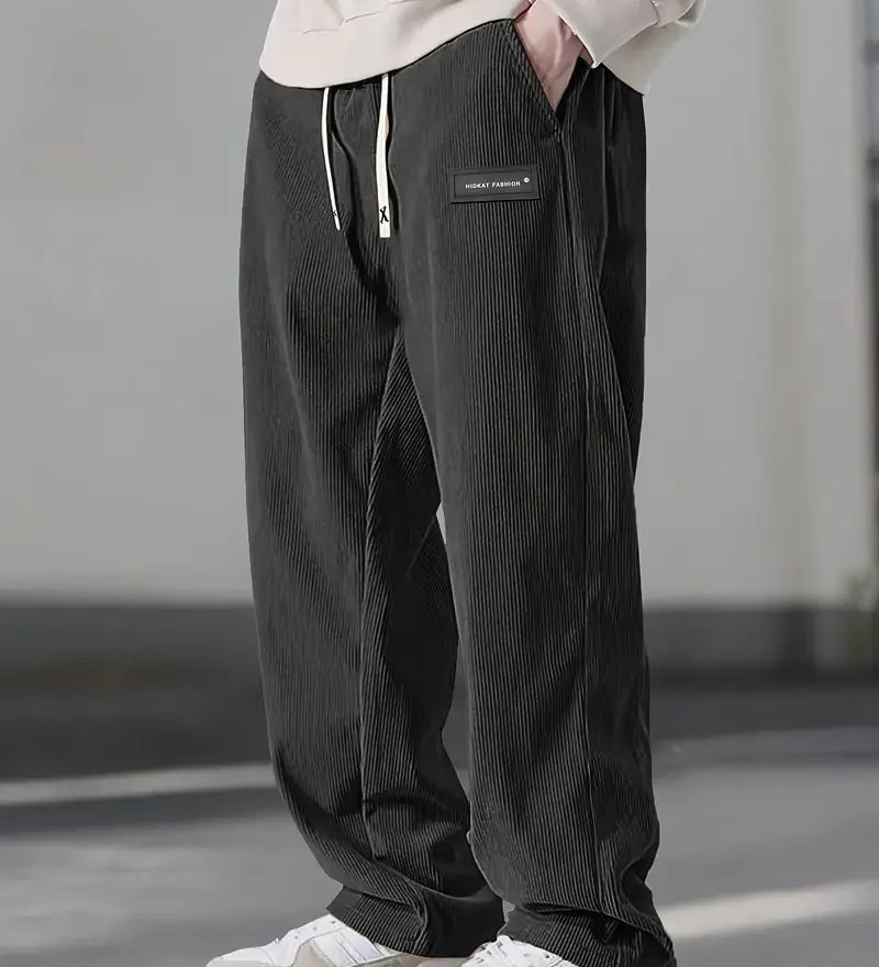 Herren Corduroy Hose – Moške žametne hlače – udoben kroj z elastičnim pasom