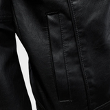 Andrej | Premium usnjena jakna v moto slogu