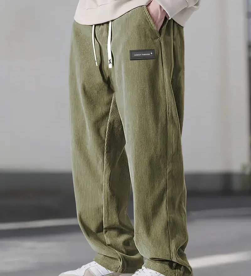 Herren Corduroy Hose – Moške žametne hlače – udoben kroj z elastičnim pasom