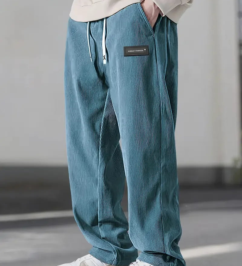 Herren Corduroy Hose – Moške žametne hlače – udoben kroj z elastičnim pasom