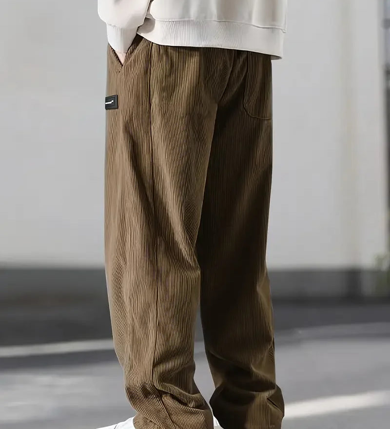 Herren Corduroy Hose – Moške žametne hlače – udoben kroj z elastičnim pasom