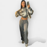 Nizkokalčni Jeans Hlače