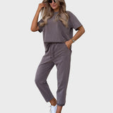 Dvoslojni bombažni komplet 2 delov