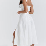 Poletna obleka z bodicem