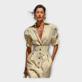 Obleka z rafinirano eleganco