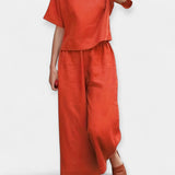 Zračen komplet hlač in kratkega majice