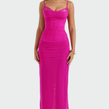 Aouri | Drapirano obleko iz tila